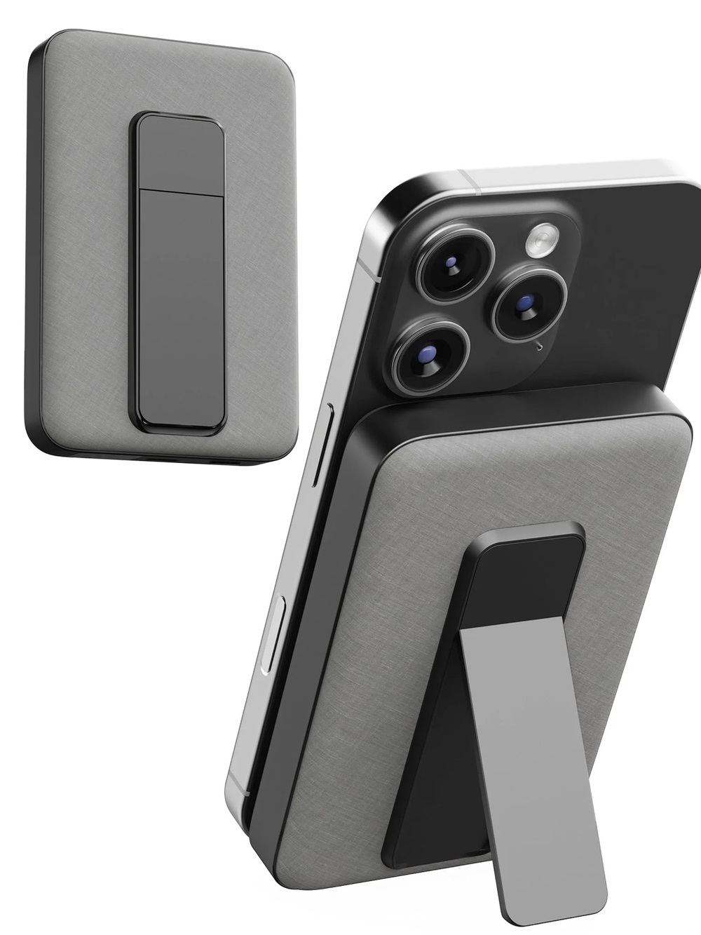 🆕 MyCharge CliqLuxe 10K Magnetic Power Bank Wireless Phone Charger W/ Kickstand